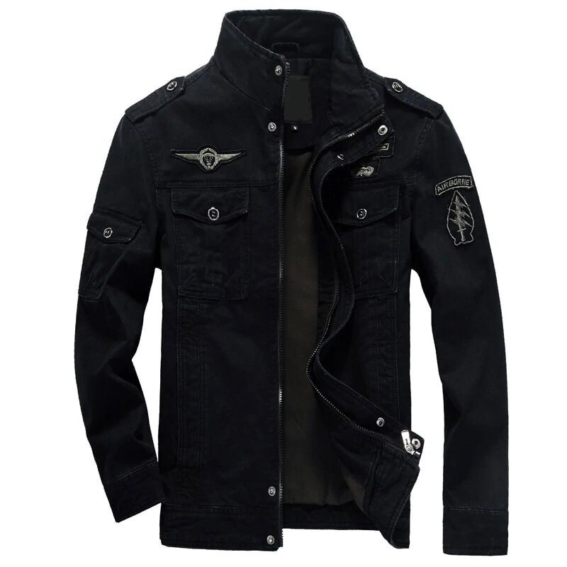 6XL Men jacket jeans military army soldier cotton Mens Bomber jackets