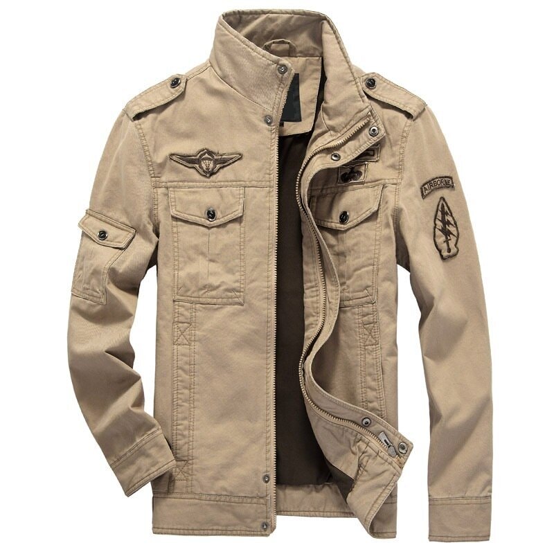6XL Men jacket jeans military army soldier cotton Mens Bomber jackets