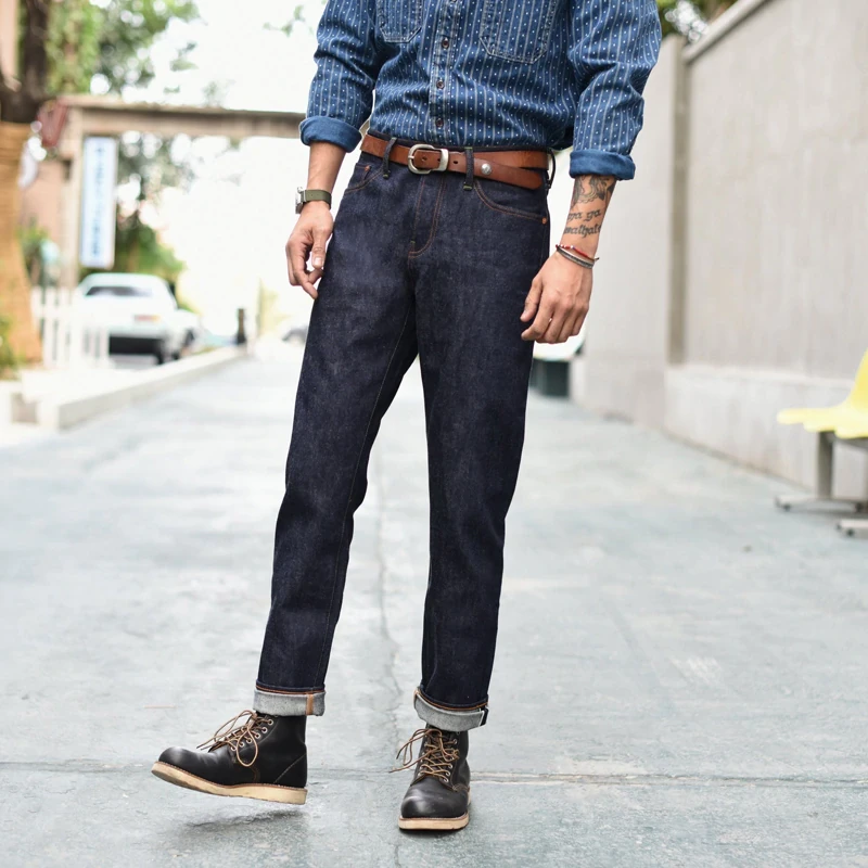 SAUCE ORIGIN 910-CL Selvedge Jeans Raw Jeans Mens