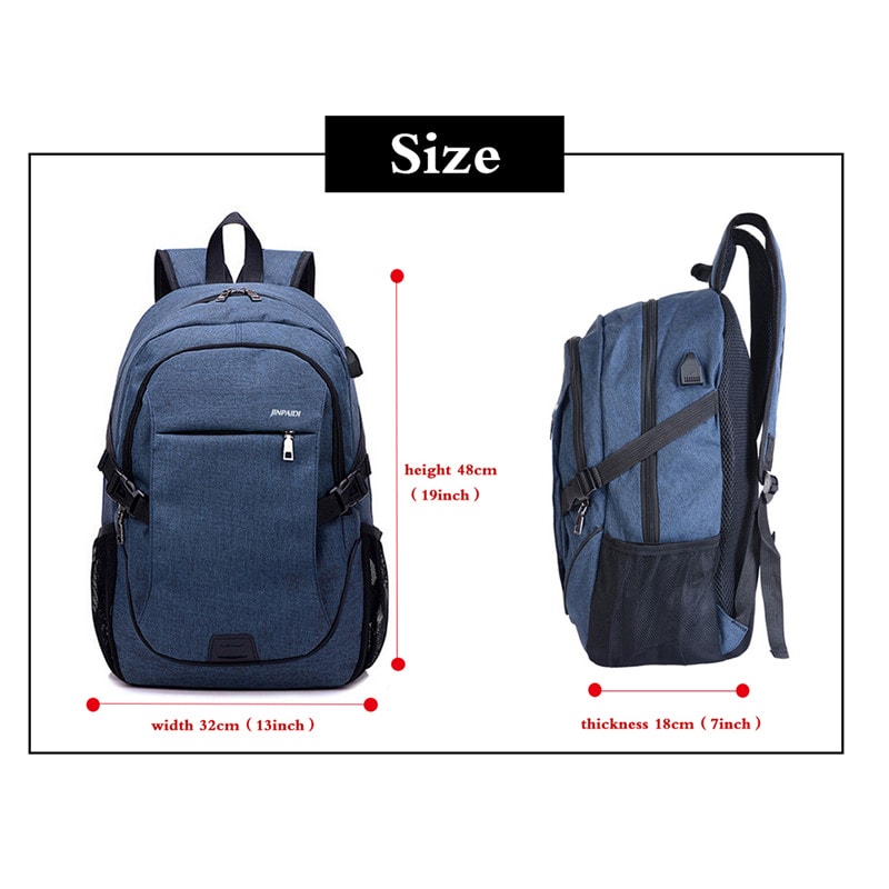 Puimentiua Men Backpack Laptop Bag Brand