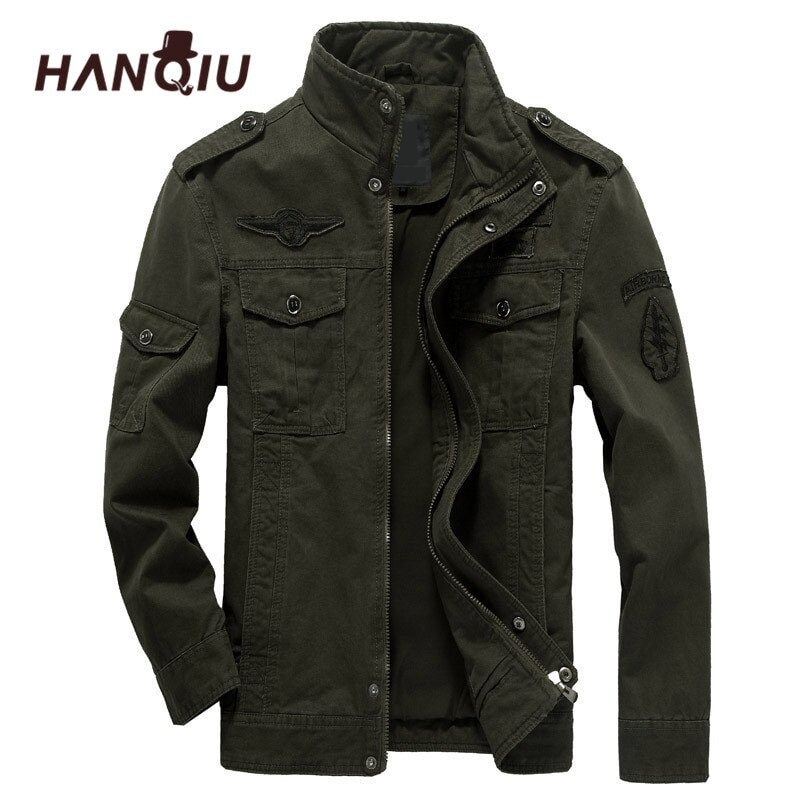 6XL Men jacket jeans military army soldier cotton Mens Bomber jackets