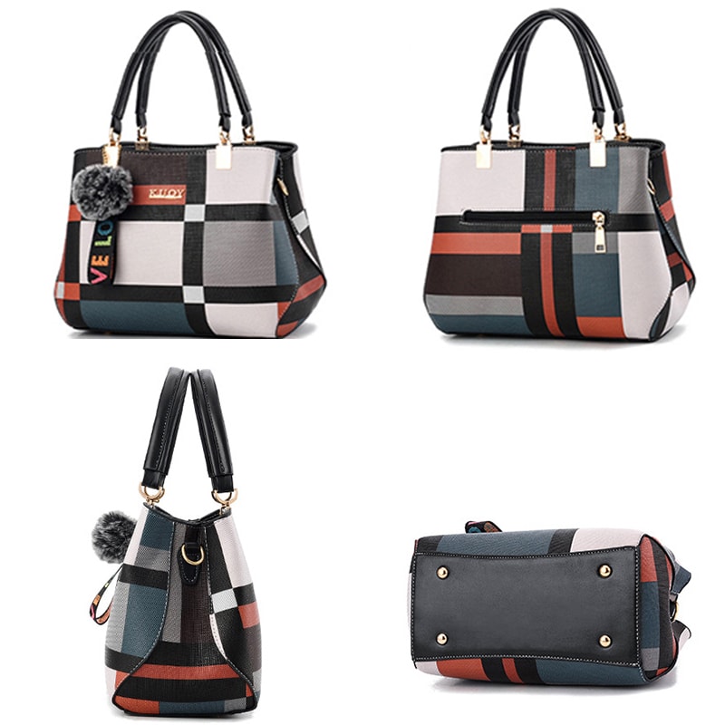 Women Bag PU Leather Handbag for Female