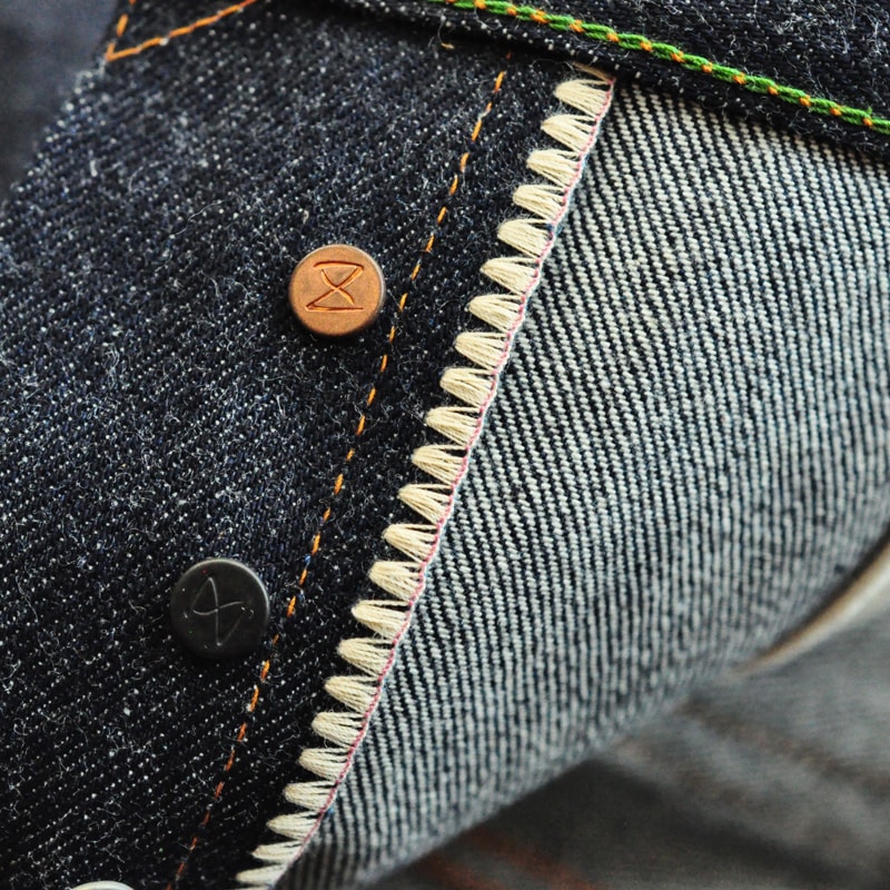SAUCE ORIGIN 910-CL Selvedge Jeans Raw Jeans Mens